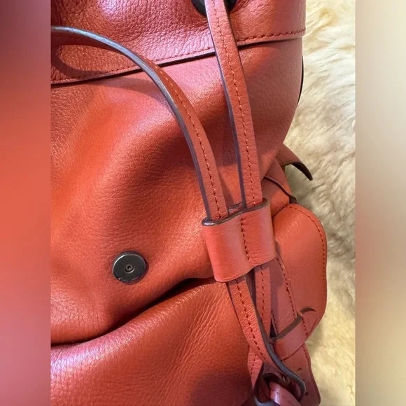 Coach Hudson Leather Backpack - Picture 11 of 16